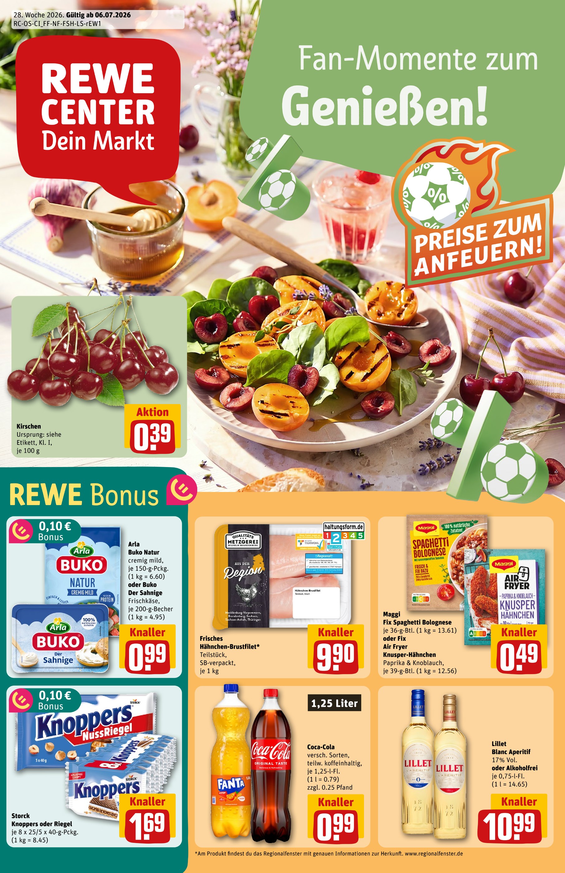 REWE Prospekt "Dein Markt", 30 Seiten, 06.07.2026 - 11.07.2026